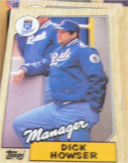 1987 Topps #18 Dick Howser — front