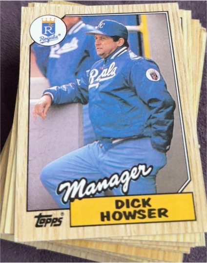 1987 Topps #18 Dick Howser — front