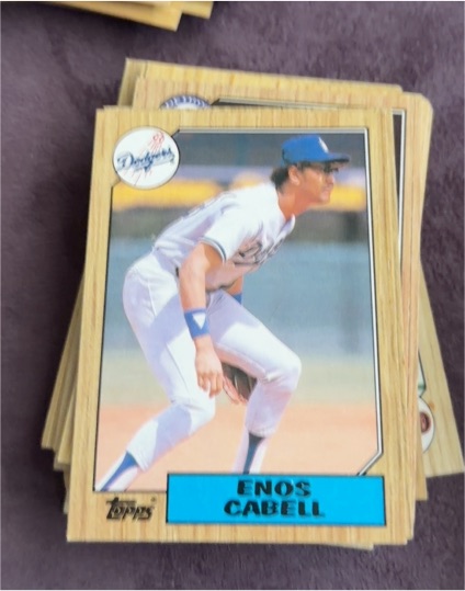 1987 Topps #509 Enos Cabell — front