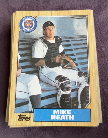 1987 Topps #492 Mike Heath — front