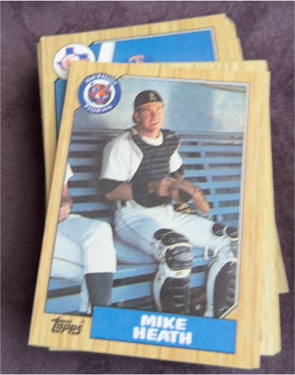 1987 Topps #492 Mike Heath — front