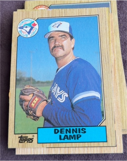 1987 Topps #768 Dennis Lamp — front