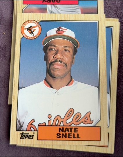 1987 Topps #86 Nate Snell Baltimore Orioles — front
