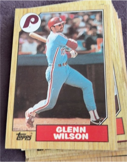 1987 Topps #42 Glenn Wilson — front