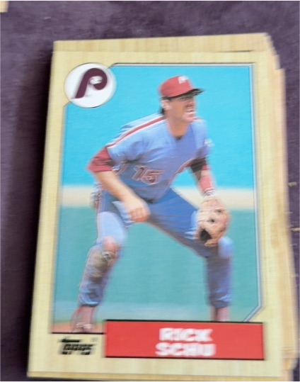 1987 Topps #209 Rick Schu — front