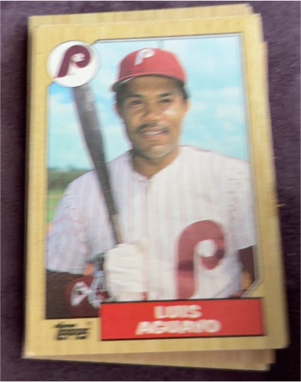 1987 Topps #14 Luis Aguayo — front