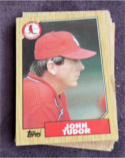 1987 Topps #110 John Tudor — front