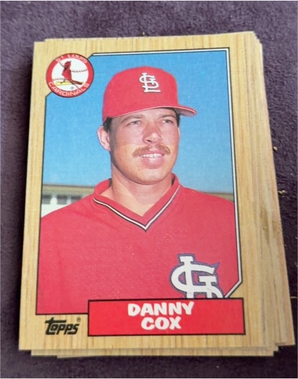 1987 Topps #621 Danny Cox — front