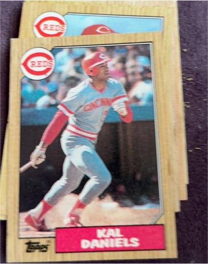 1987 Topps #466 Kal Daniels — front