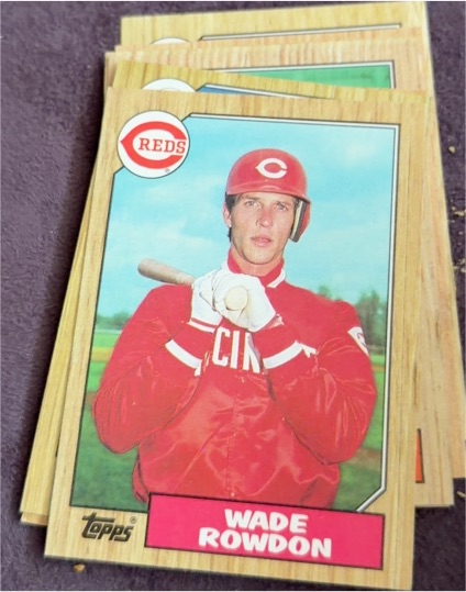 1987 Topps #569 Wade Rowdon Cincinnati Reds — front