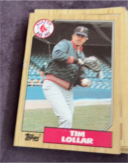 1987 Topps #396 Tim Lollar — front