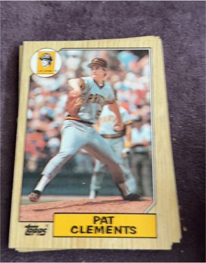 1987 Topps #16 Pat Clements — front