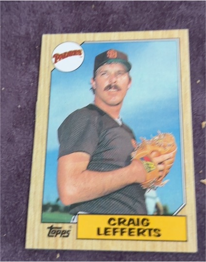 1987 Topps #501 Craig Lefferts — front