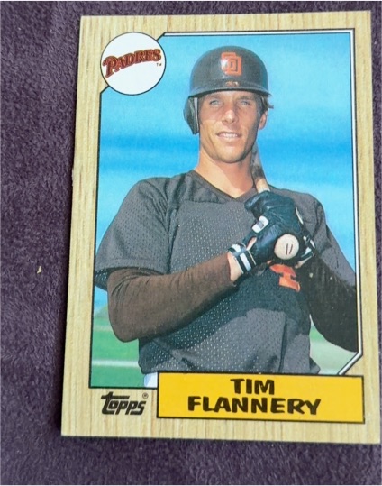 1987 Topps #763 Tim Flannery — front