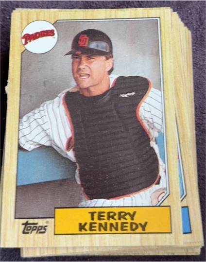 1987 Topps #540 Terry Kennedy — front
