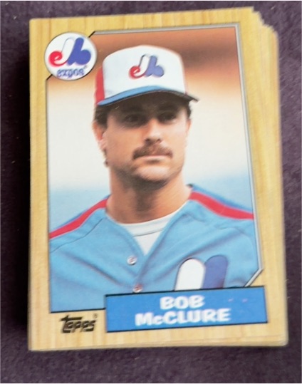 1987 Topps #707 Bob McClure — front