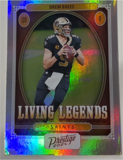 2024 Panini Prestige Living Legends #LL-DBS Drew Brees — front