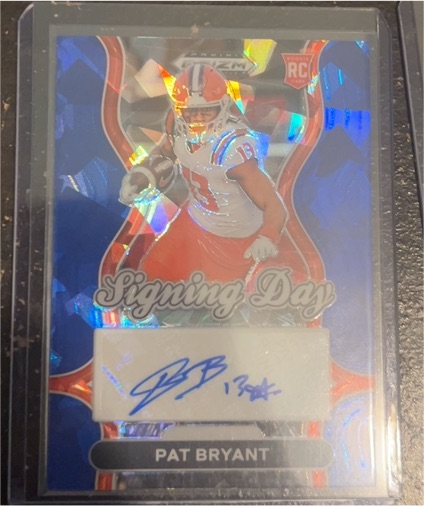2025 Panini Prizm Draft Picks Signing Day #SD-PBT Pat Bryant — front