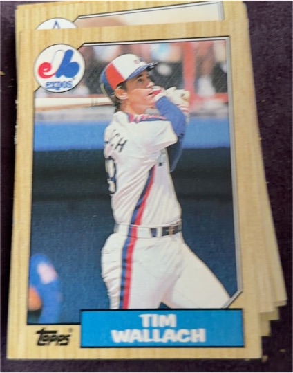 1987 Topps #55 Tim Wallach — front