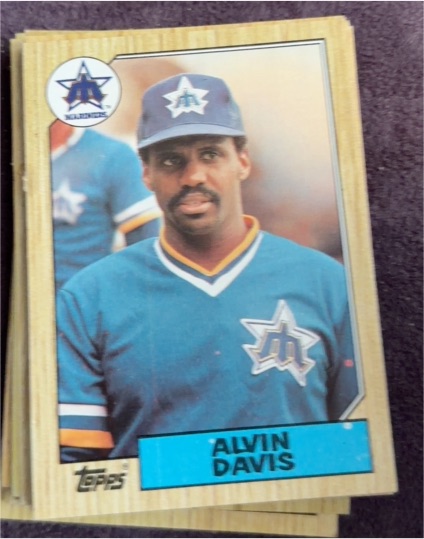 1987 Topps #235 Alvin Davis — front