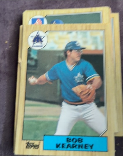 1987 Topps #498 Bob Kearney — front