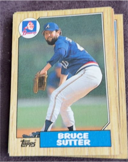 1987 Topps #435 Bruce Sutter — front