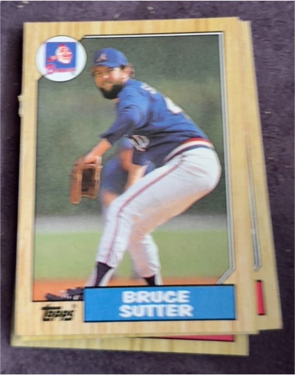1987 Topps #435 Bruce Sutter — front