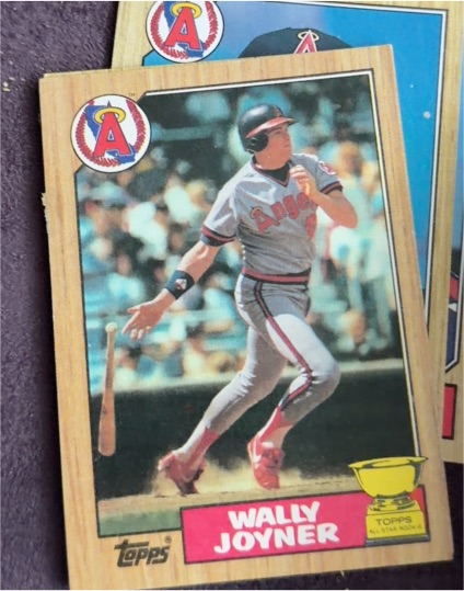 1987 Topps #80 Wally Joyner — front