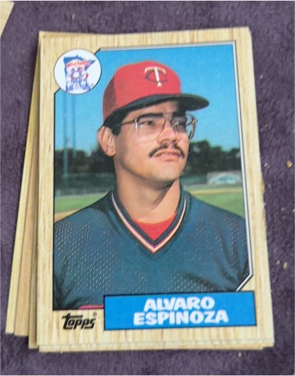 1987 Topps #529 Alvaro Espinoza — front