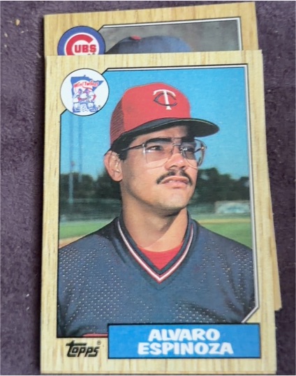 1987 Topps #529 Alvaro Espinoza — front