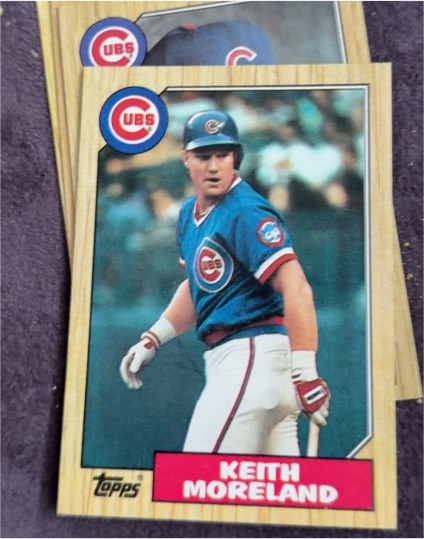 1987 Topps #177 Keith Moreland — front
