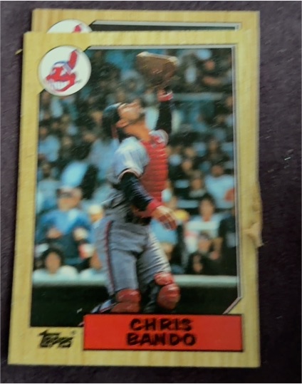 1987 Topps #322 Chris Bando — front
