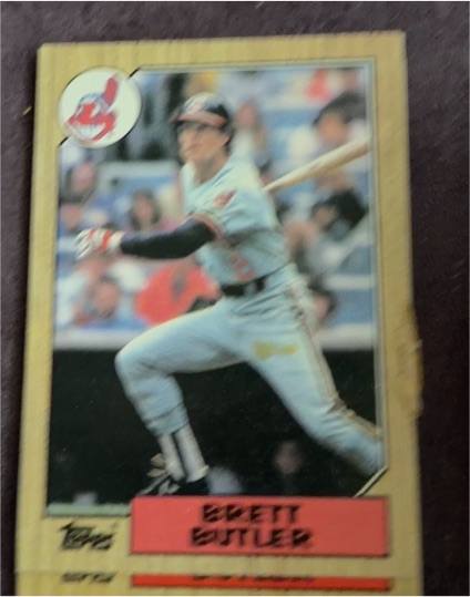 1987 Topps #694 Brett Butler — front