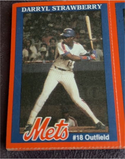 1988 Farmland New York Mets Darryl Strawberry — front