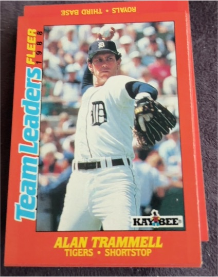 1988 Fleer Kay-Bee #43 Alan Trammell — front