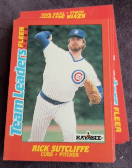 1988 Fleer Kay-Bee #41 Rick Sutcliffe — front