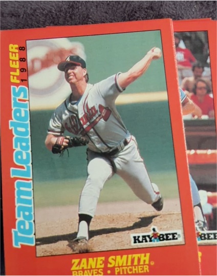 1988 Fleer Team Leaders #39 Zane Smith — front