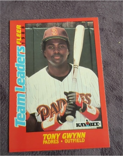 1988 Fleer Kay-Bee Team Leaders #11 Tony Gwynn — front
