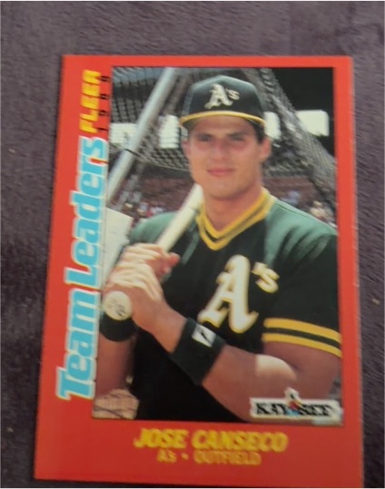 1988 Fleer #3 Jose Canseco — front
