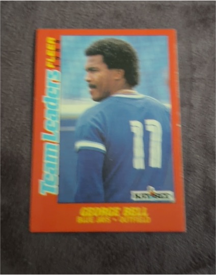 1988 Fleer Kay-Bee Team Leaders #1 George Bell — front