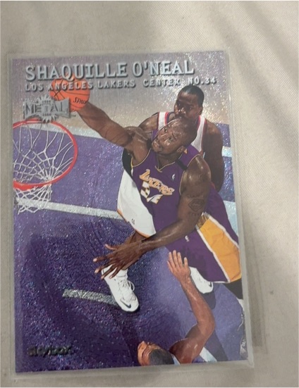 1999-00 Skybox Metal #105 Shaquille O'Neal — front