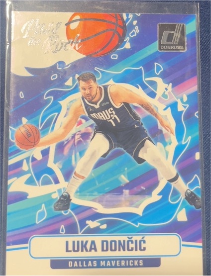 2024-25 Panini Donruss #10 Luka Dončić Pass the Rock — front