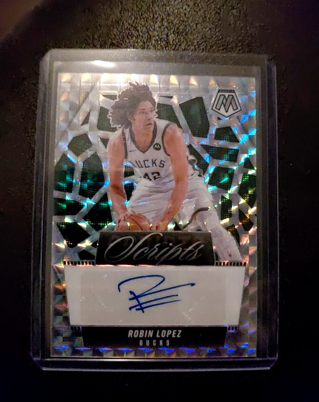 2024-25 Panini Mosaic Scripts #MS-LOP Robin Lopez — front