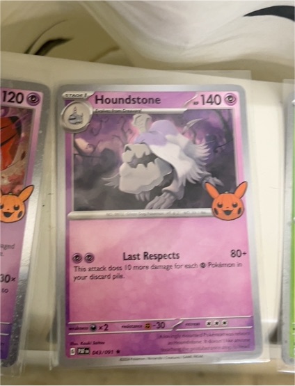 2024 Pokémon Trick or Trade #43 Houndstone — front