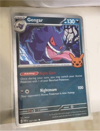 2024 Pokémon #057 Gengar — front