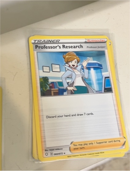 2021 Pokémon Shining Fates #060 Professor's Research — front