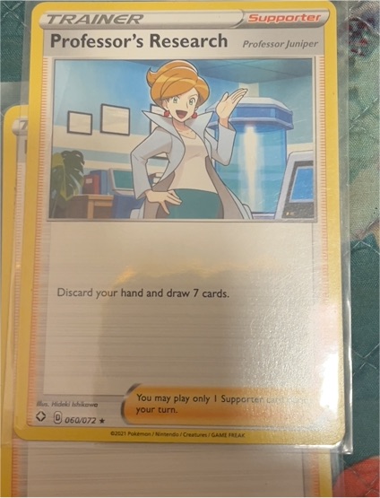 2021 Pokémon Shining Fates #060 Professor's Research — front