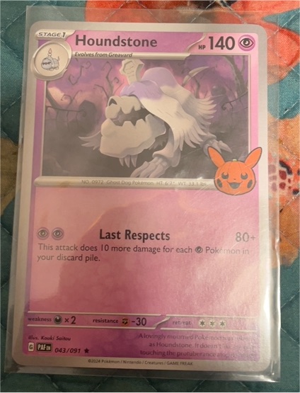 2024 Pokémon Trick or Trade #043 Houndstone — front