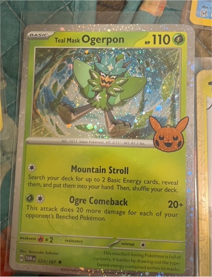 2024 Pokémon Trick or Trade #024 Teal Mask Ogerpon — front