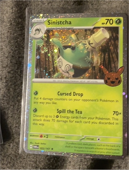 2024 Pokémon Trick or Trade #022 Sinistcha — front